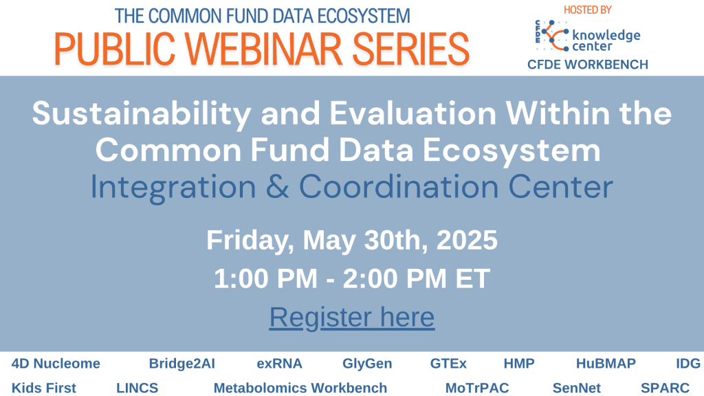 CFDE Webinar Series