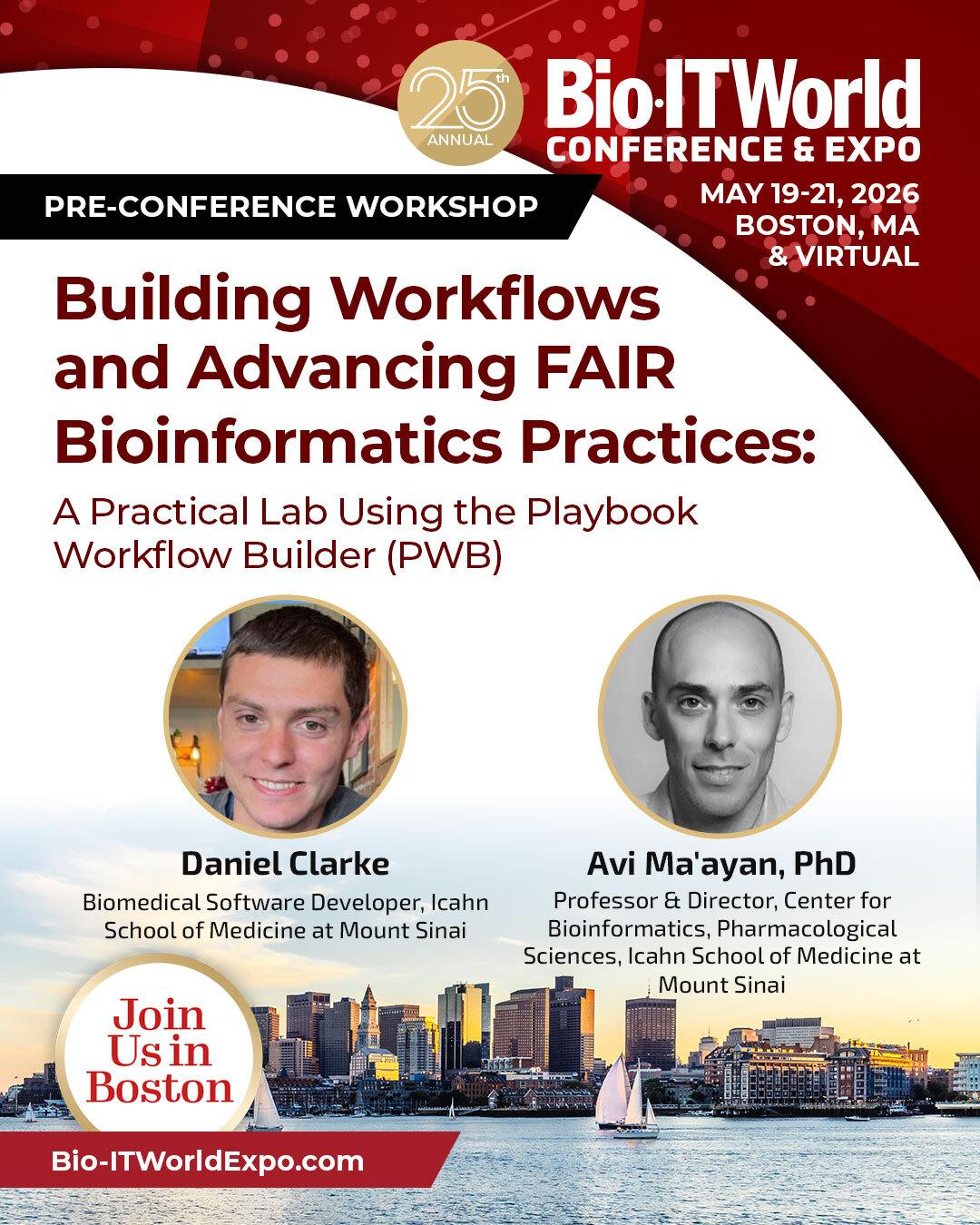 Building Workflows and Advancing FAIR Bioinformatics Practices: A Practical Lab Using the Playbook Workflow Builder