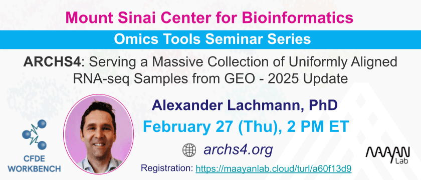 Omics Tools Webinar Series: ARCHS4