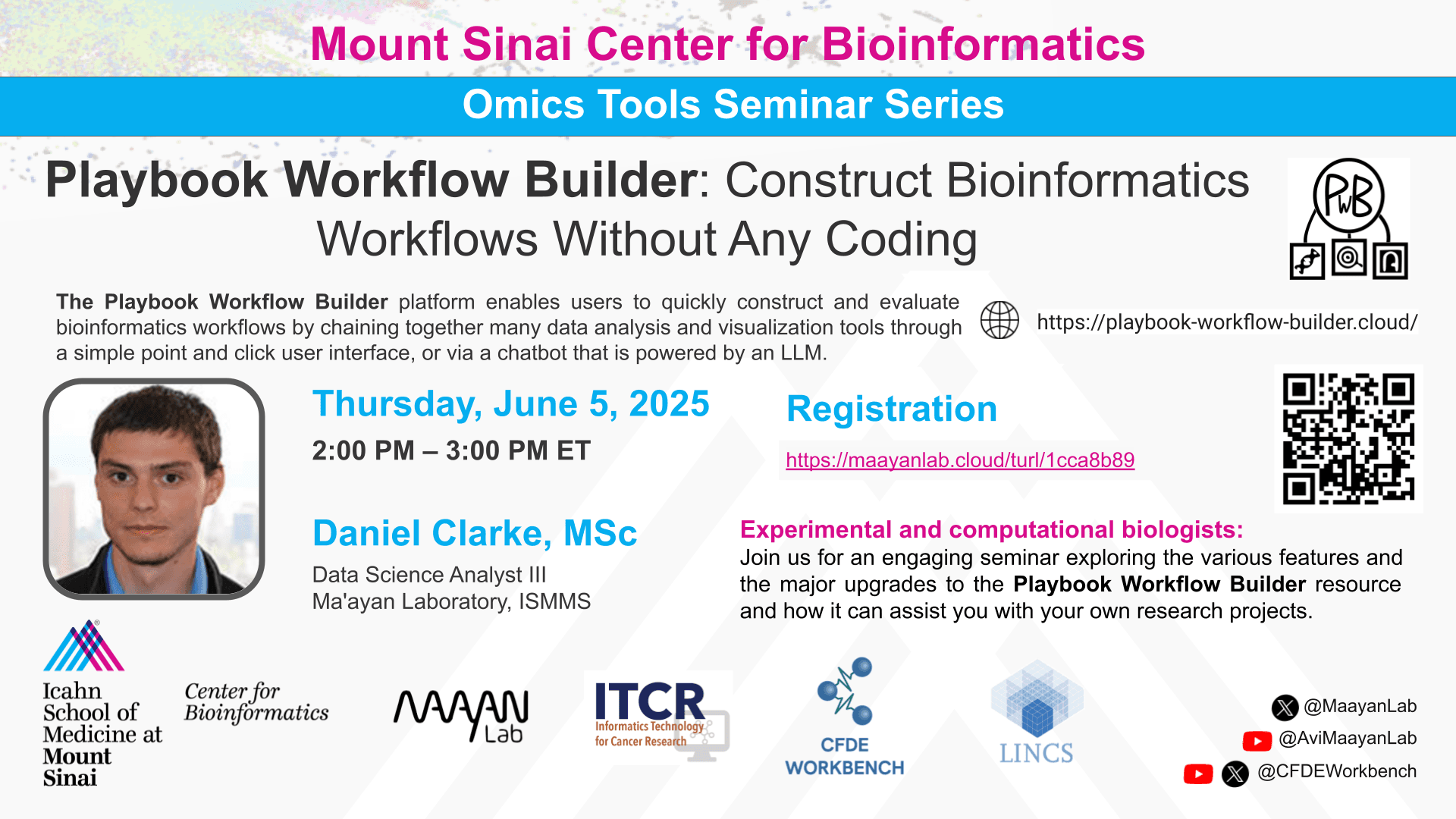 Playbook Workflow Builder: Construct Bioinformatics Workflows Without Any Coding