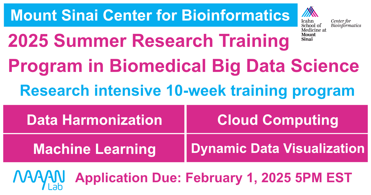 Summer Research Program in Biomedical Big Data Science